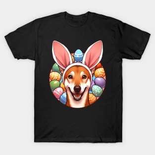 Cirneco dell'Etna with Bunny Ears Celebrates Easter T-Shirt